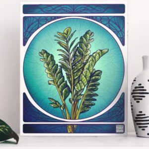 Éjféli Agglegénypálma vásznon