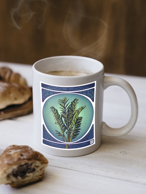 Éjféli Agglegénypálma bögre